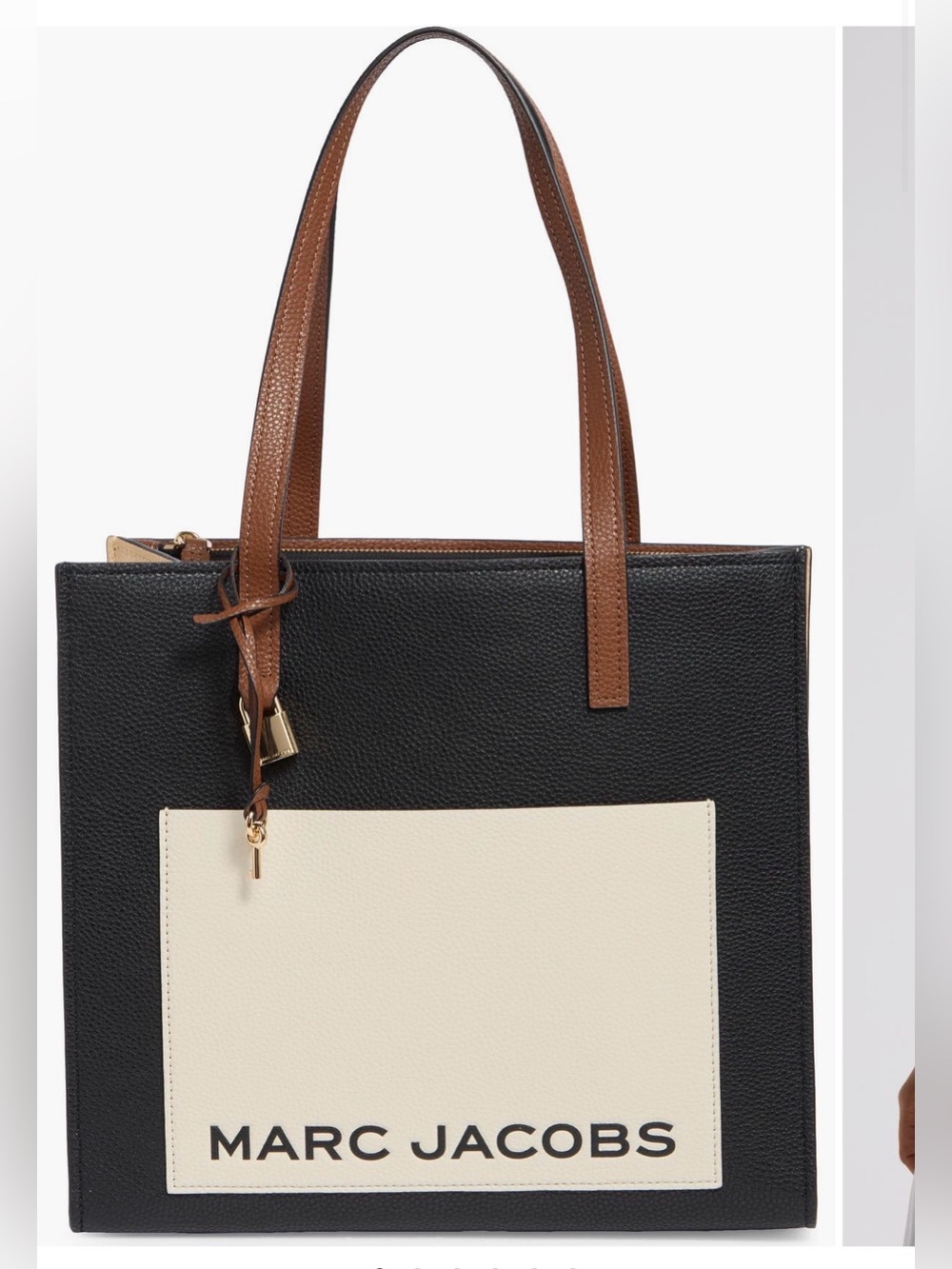 NWT Marc Jacobs color block bold tote